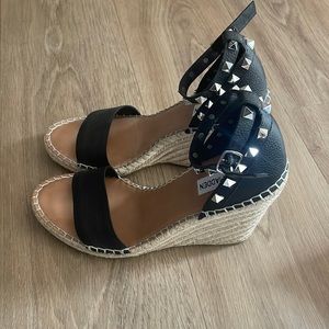 Steve Madden studded wedges